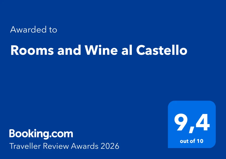 Booking.com Traveller Review Award 2026 &mdash; Rooms and Wine al Castello, 9.4 out of 10